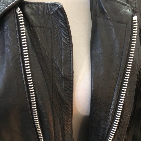 Ladies fringed leather jacket circa 1987 - Picture 10 of 13